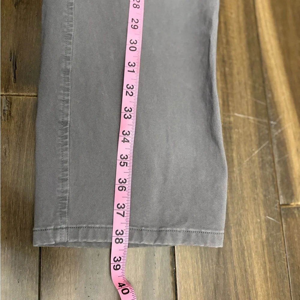 Dockers Men's Gray Chinos Slim/Coupe Sz 36x39 Pockets Casual Work Office Belt